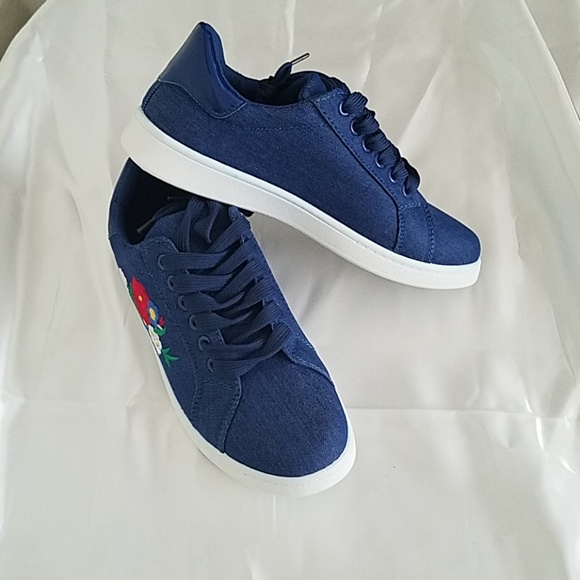Forever Shoes - New! Blue Canvas Shoes